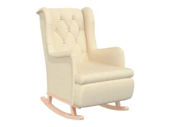 Poltrona | Cadeira Relax de baloiço com banco tecido cor SHL620223^ Poltrona
