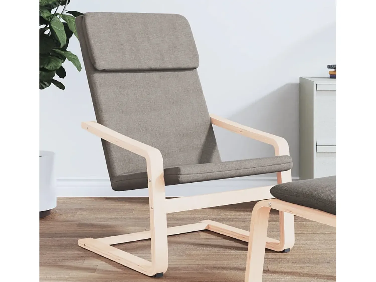 Poltrona| Poltrona | Cadeira Relax tecido cinzento-acastanhado SHL528202 Taupe