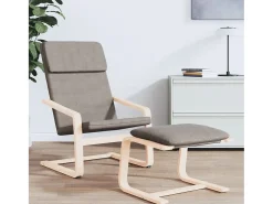 Poltrona| Poltrona | Cadeira Relax tecido cinzento-acastanhado SHL528202 Taupe