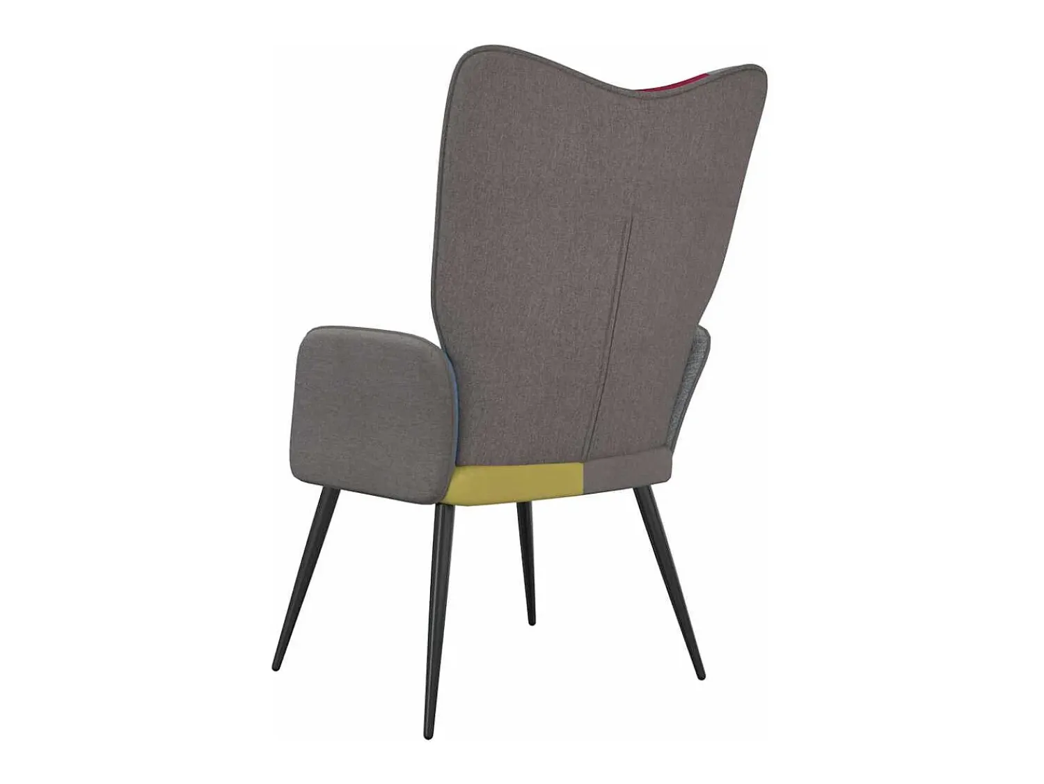 Poltrona| Poltrona | Cadeira Relax tecido de retalhos SHL346709 Multicor
