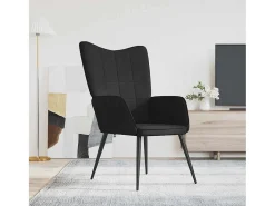 Poltrona| Poltrona | Cadeira Relax tecido SHL498646 Preto