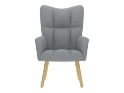 Sale Poltrona | Cadeira Relax tecido -claro SHL207046 Cinzento