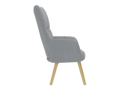 Sale Poltrona | Cadeira Relax tecido -claro SHL207046 Cinzento