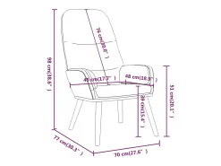 New Poltrona | Cadeira Relax tecido cinzento-acastanhado SHL339348 Taupe
