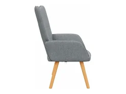 Poltrona | Cadeira Relax tecido -claro SHL49314^ Poltrona