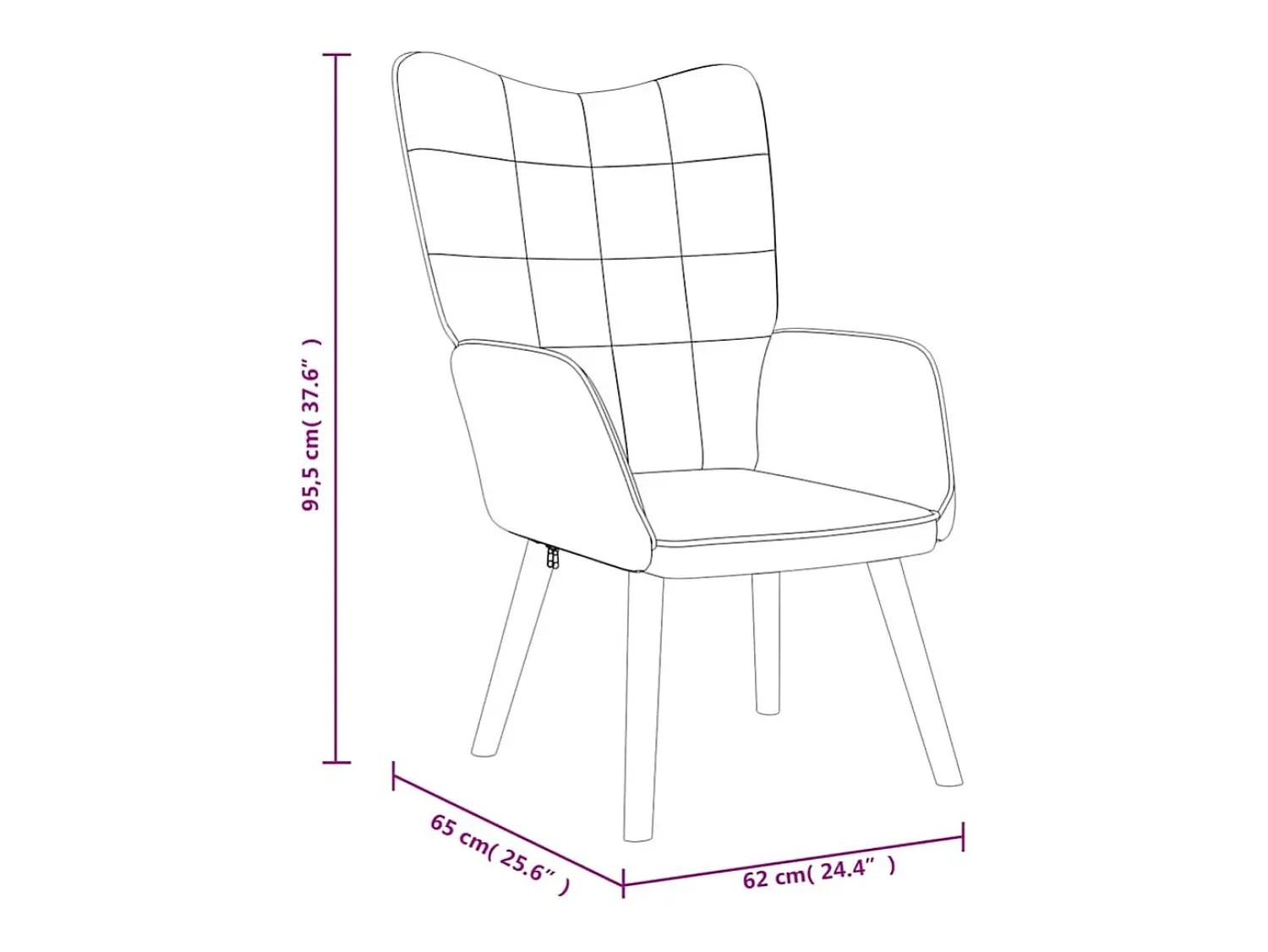 Poltrona | Cadeira Relax tecido -claro SHL49314^ Poltrona