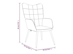 Poltrona| Poltrona | Cadeira Relax tecido cor SHL680319 Creme