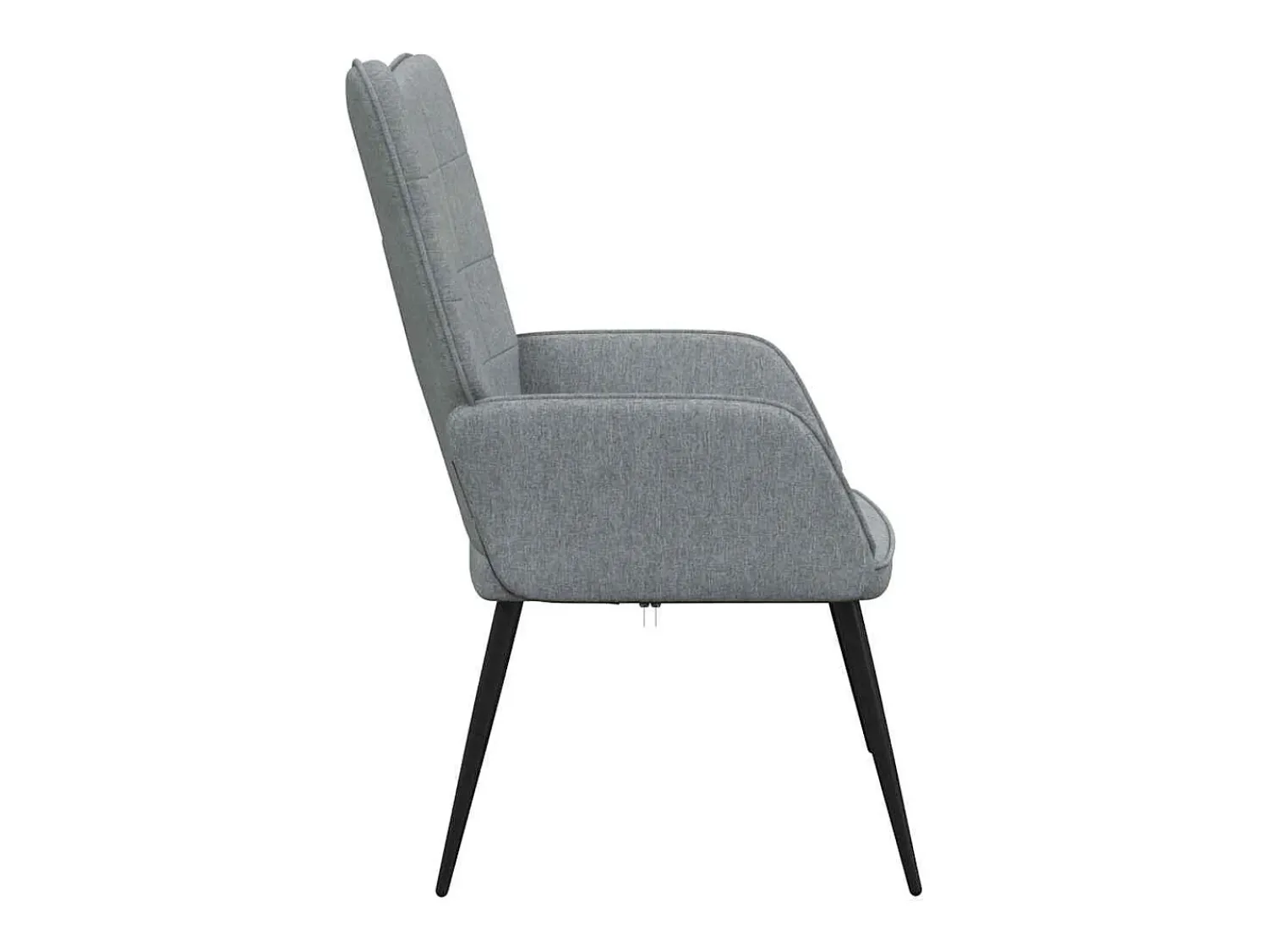 New Poltrona | Cadeira Relax tecido -claro SHL667581 Cinzento