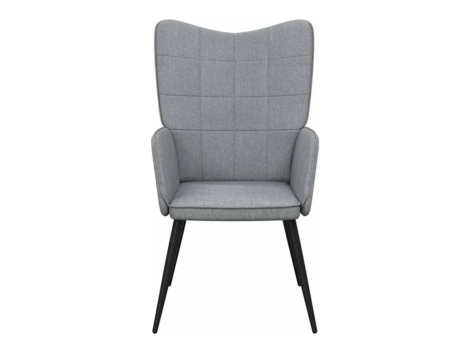 New Poltrona | Cadeira Relax tecido -claro SHL667581 Cinzento