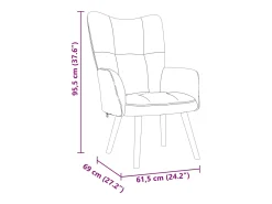 Poltrona | Cadeira Relax tecido tinto SHL172379^ Poltrona