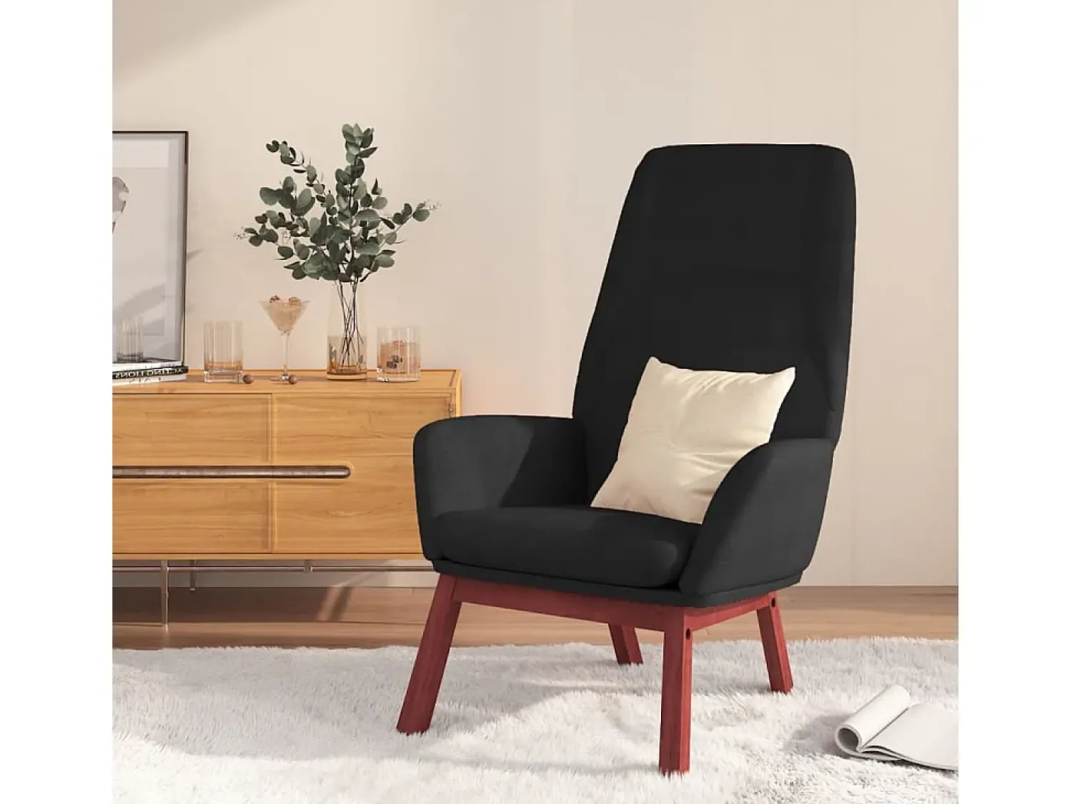 Poltrona* Poltrona | Cadeira Relax tecido SHL891182 Preto