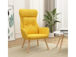 Online Poltrona | Cadeira Relax tecido mostarda SHL814438 Amarelo