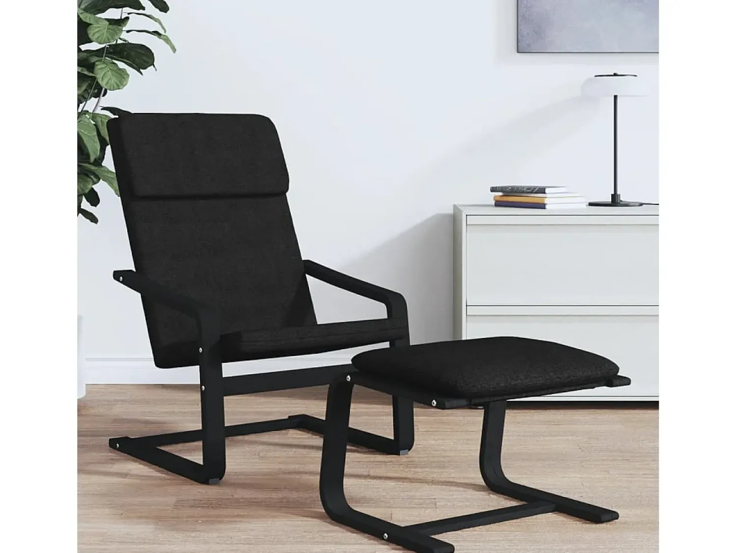 Poltrona| Poltrona | Cadeira Relax tecido SHL600842 Preto