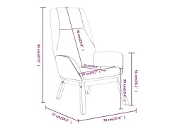 Best Poltrona | Cadeira Relax tecido cor SHL116936 Creme