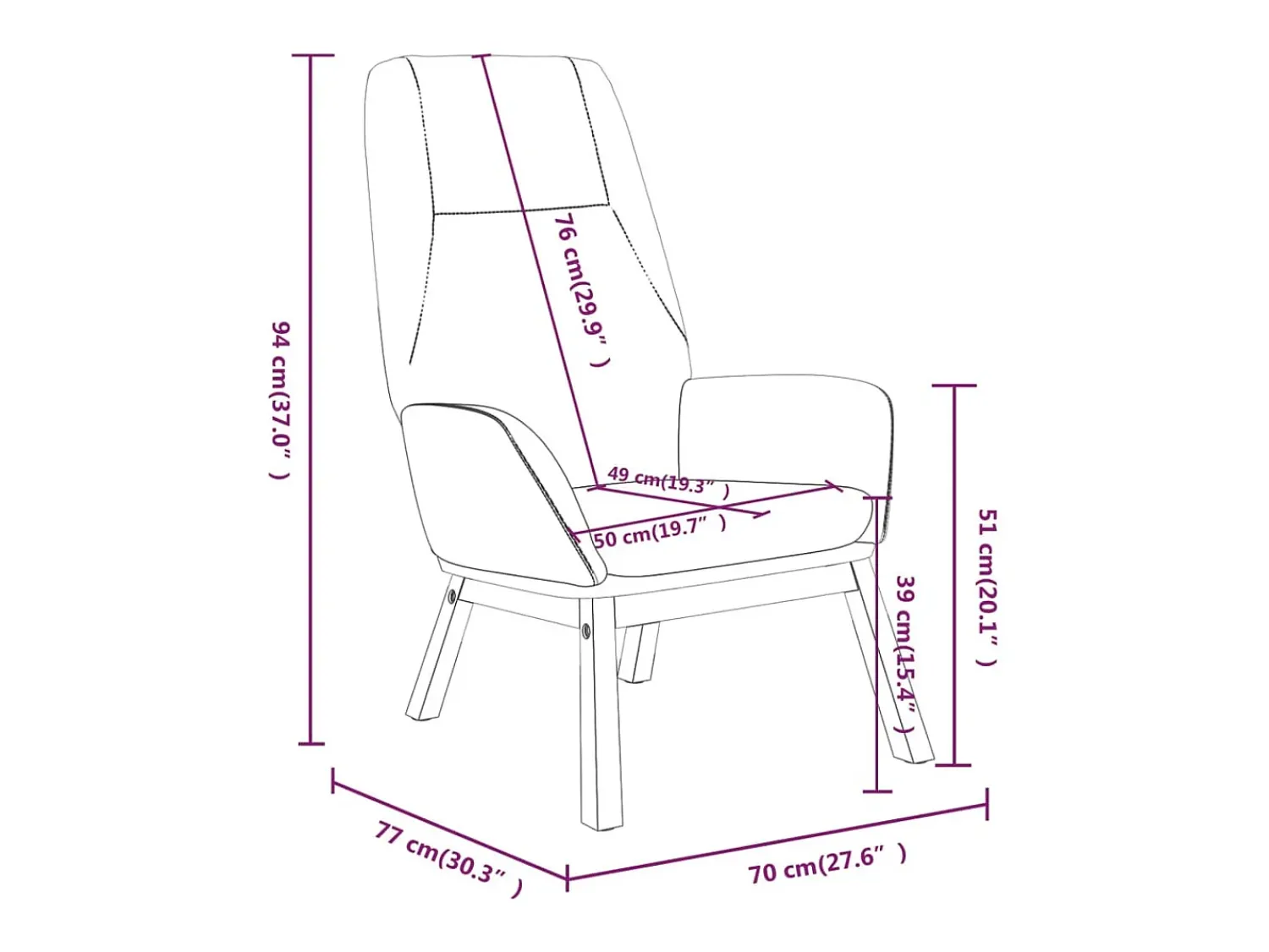 Best Poltrona | Cadeira Relax tecido cor SHL116936 Creme