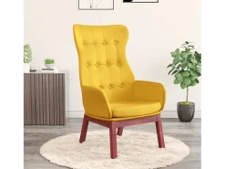 Clearance Poltrona | Cadeira Relax tecido mostarda SHL133406 Amarelo