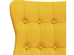 Clearance Poltrona | Cadeira Relax tecido mostarda SHL133406 Amarelo