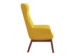 Clearance Poltrona | Cadeira Relax tecido mostarda SHL133406 Amarelo