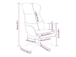 Poltrona | Cadeira Relax tecido cinzento-escuro SHL599760^ Poltrona