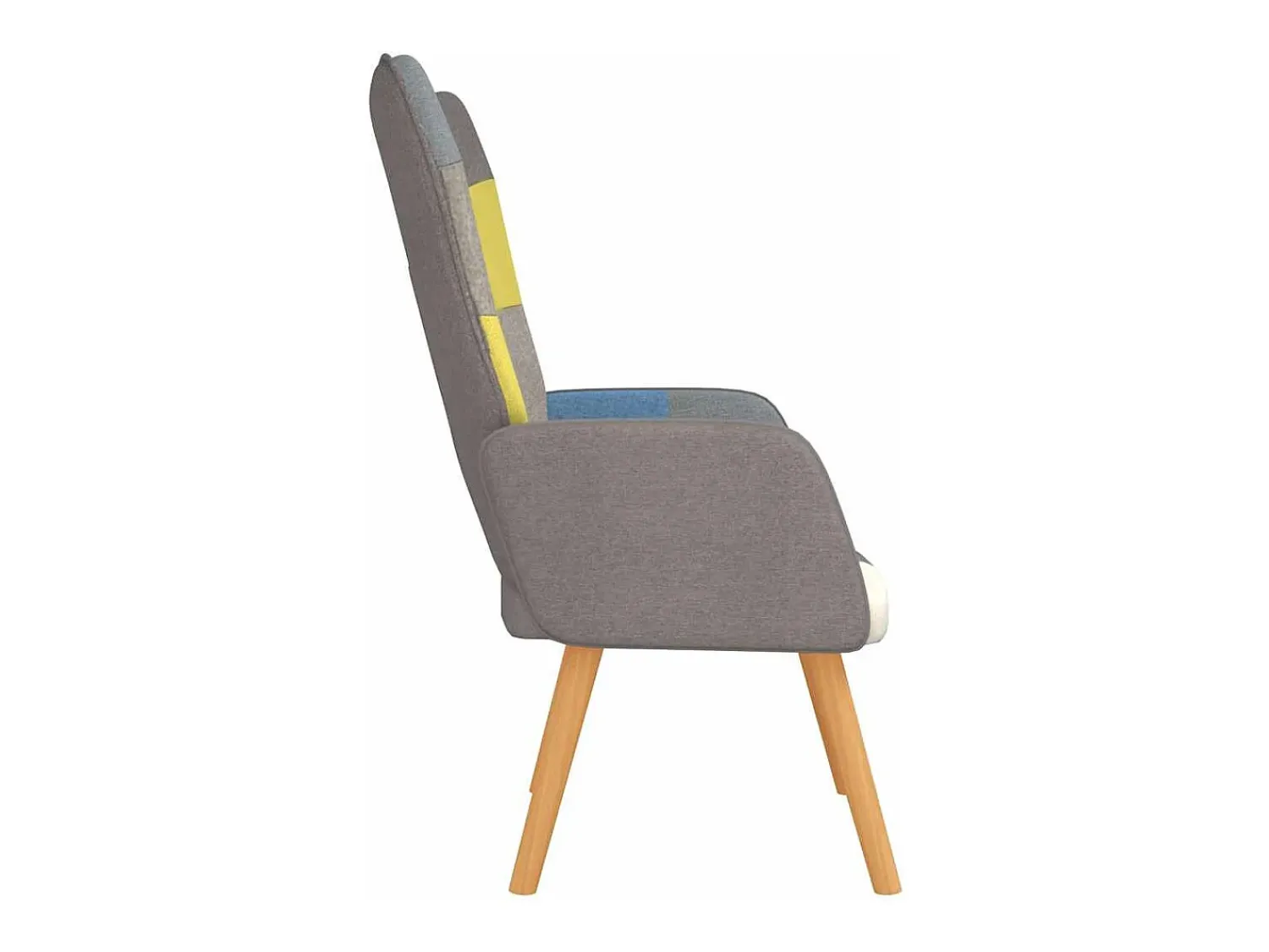 Poltrona* Poltrona | Cadeira Relax tecido de retalhos SHL769143 Multicor