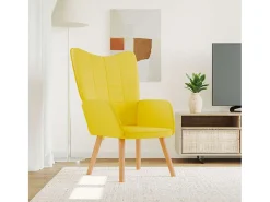 Poltrona* Poltrona | Cadeira Relax tecido mostarda SHL40846 Amarelo