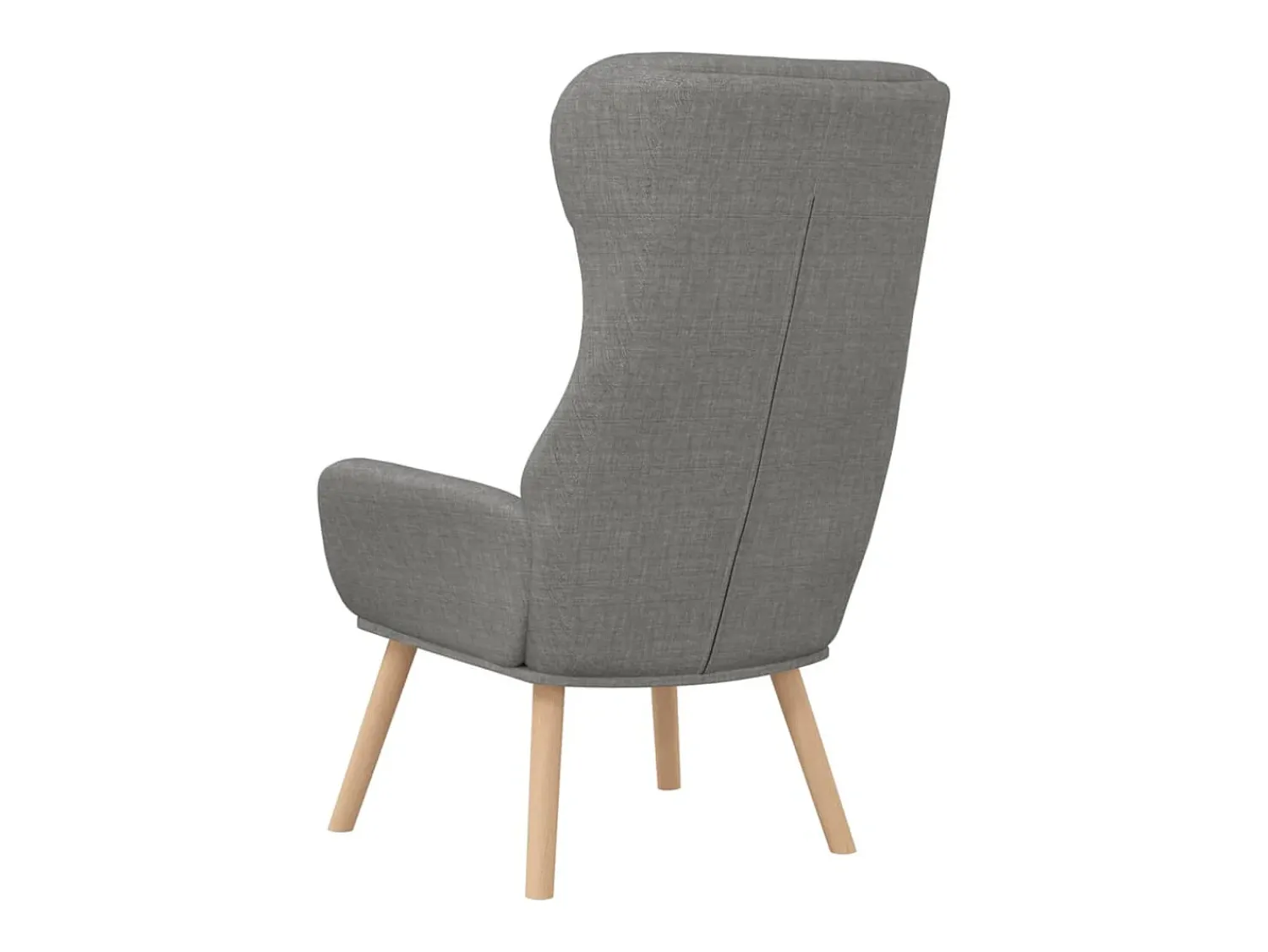 Poltrona | Cadeira Relax tecido -claro SHL383227 Cinzento