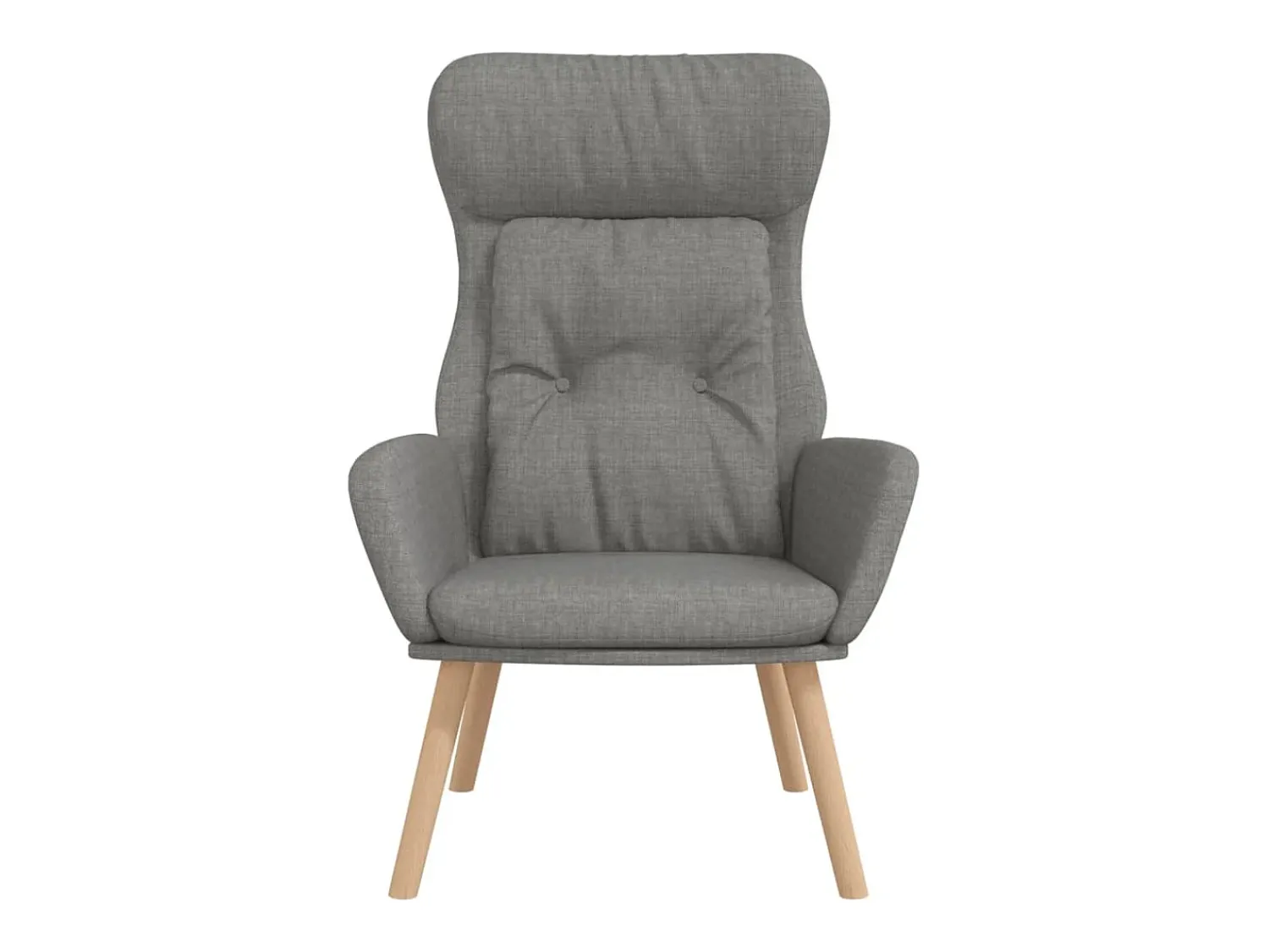 Poltrona | Cadeira Relax tecido -claro SHL383227 Cinzento
