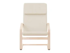 Clearance Poltrona | Cadeira Relax tecido cor SHL883802 Creme