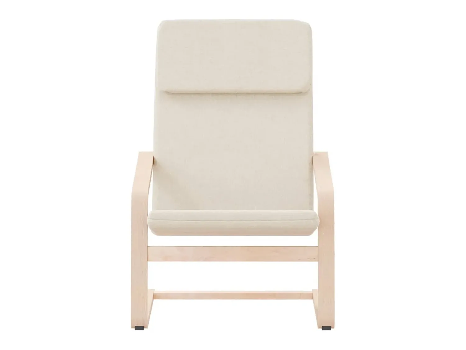 Clearance Poltrona | Cadeira Relax tecido cor SHL883802 Creme