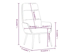 Clearance Poltrona | Cadeira Relax tecido -claro SHL576445 Cinzento
