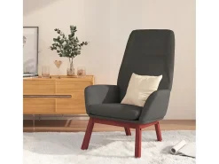 New Poltrona | Cadeira Relax tecido cinzento-escuro SHL123767 Cinza antracite