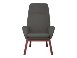 New Poltrona | Cadeira Relax tecido cinzento-escuro SHL123767 Cinza antracite