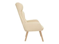 Outlet Poltrona | Cadeira Relax tecido cor SHL243473 Creme