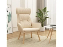 Outlet Poltrona | Cadeira Relax tecido cor SHL243473 Creme