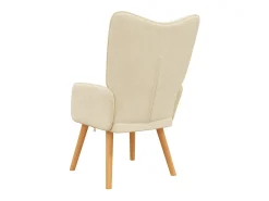 Clearance Poltrona | Cadeira Relax tecido cor SHL75883 Creme