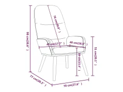 Poltrona* Poltrona | Cadeira Relax tecido SHL688585 Azul