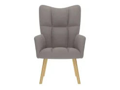 Poltrona| Poltrona | Cadeira Relax tecido cinzento-acastanhado SHL427223 Taupe