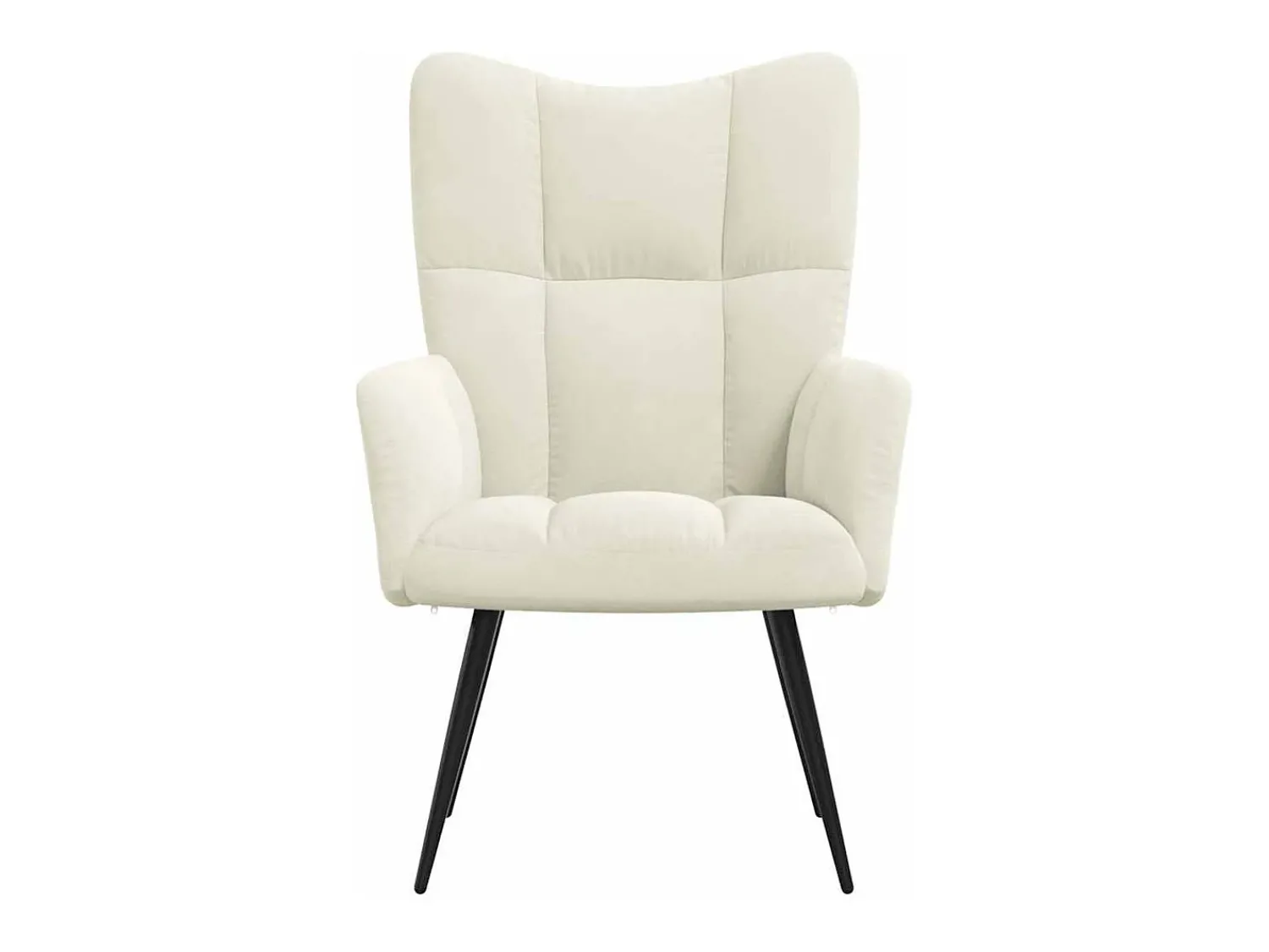 Poltrona* Poltrona | Cadeira Relax veludo branco nata SHL772537 Creme