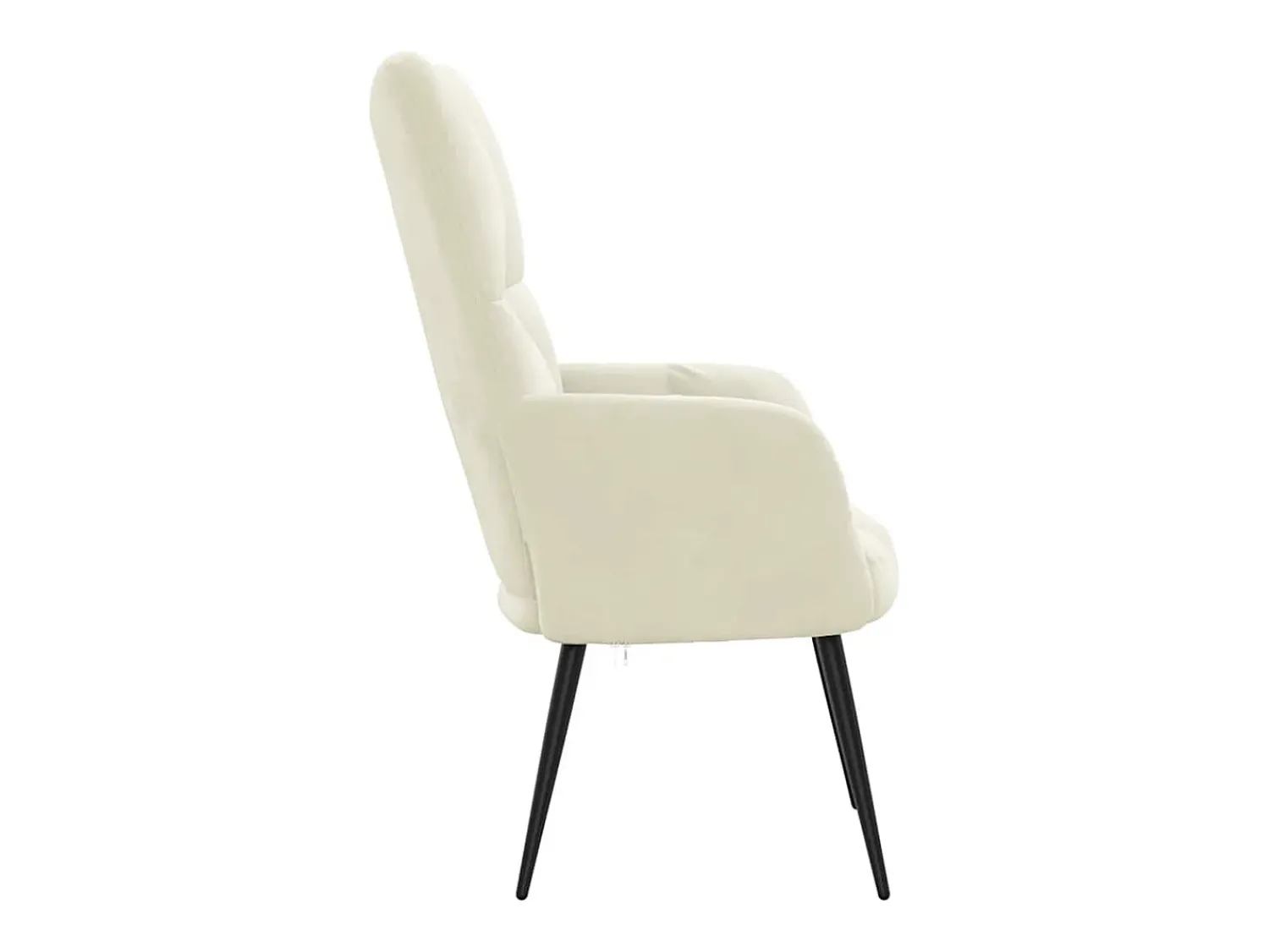 Poltrona* Poltrona | Cadeira Relax veludo branco nata SHL772537 Creme