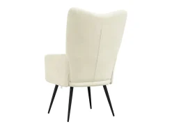 Poltrona* Poltrona | Cadeira Relax veludo branco nata SHL772537 Creme