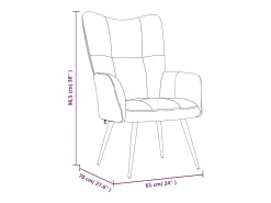 Poltrona* Poltrona | Cadeira Relax veludo SHL380564 Rosa