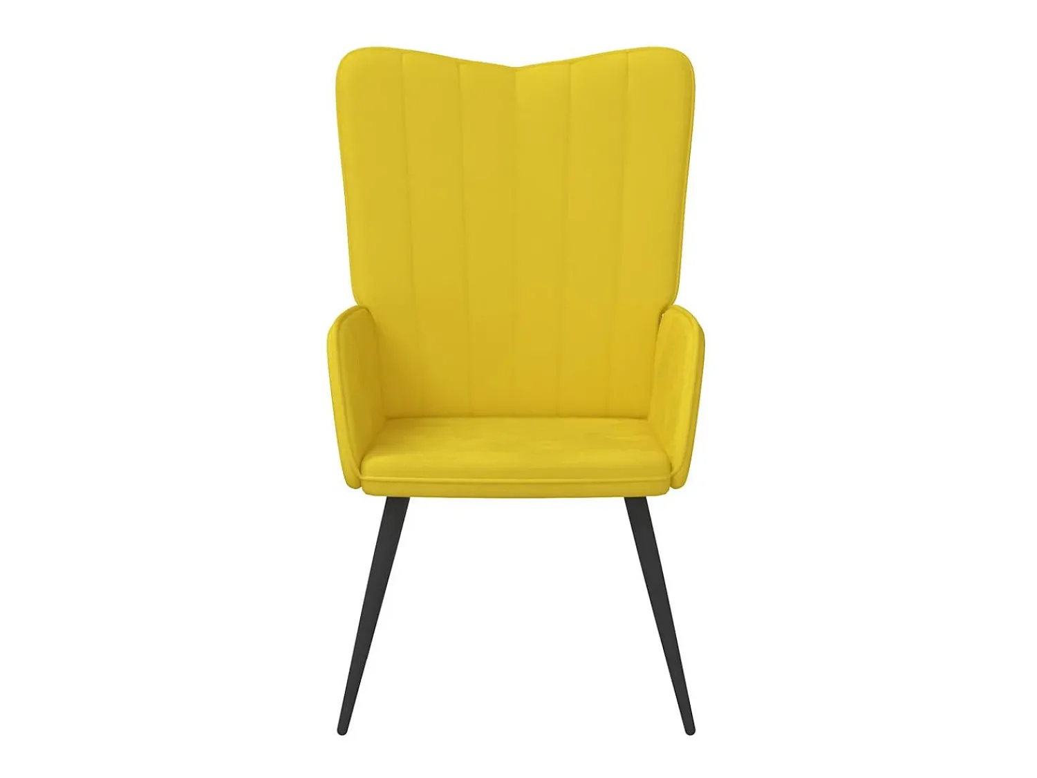 Poltrona| Poltrona | Cadeira Relax veludo mostarda SHL778483 Amarelo