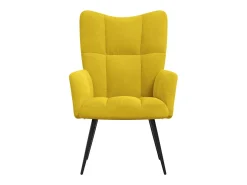 Best Poltrona | Cadeira Relax veludo mostarda SHL230176 Amarelo