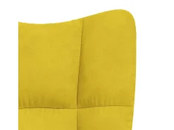 Best Poltrona | Cadeira Relax veludo mostarda SHL230176 Amarelo