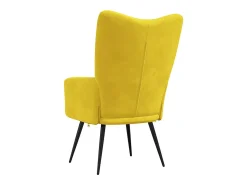 Best Poltrona | Cadeira Relax veludo mostarda SHL230176 Amarelo