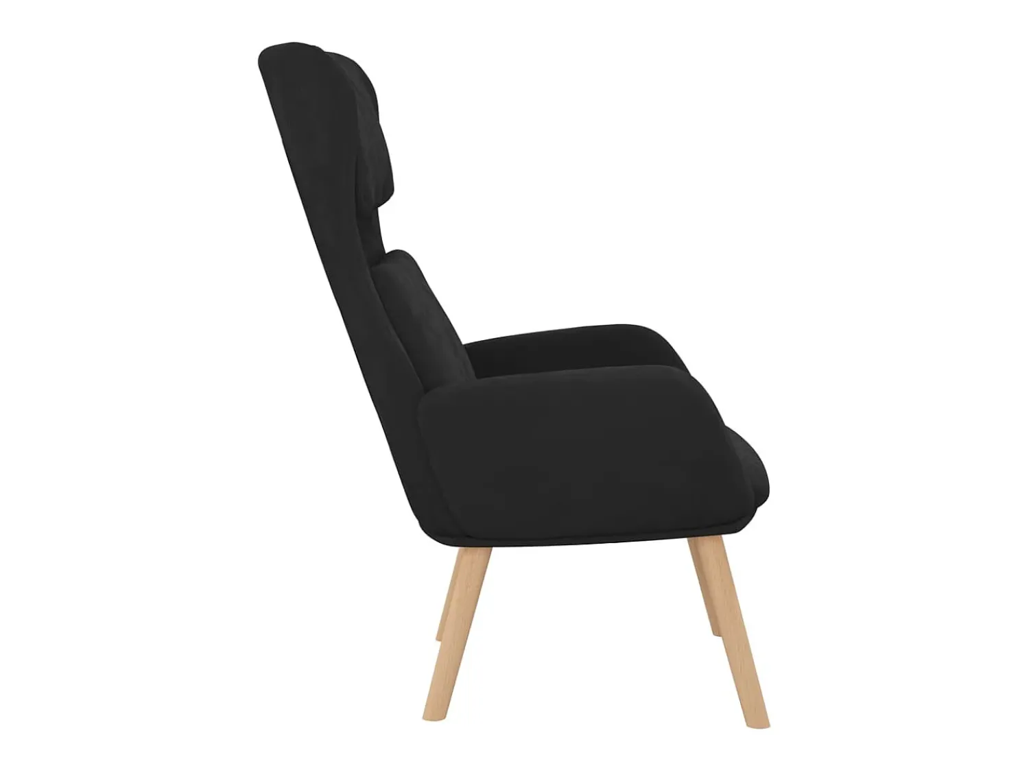 Hot Poltrona | Cadeira Relax veludo SHL340097 Preto