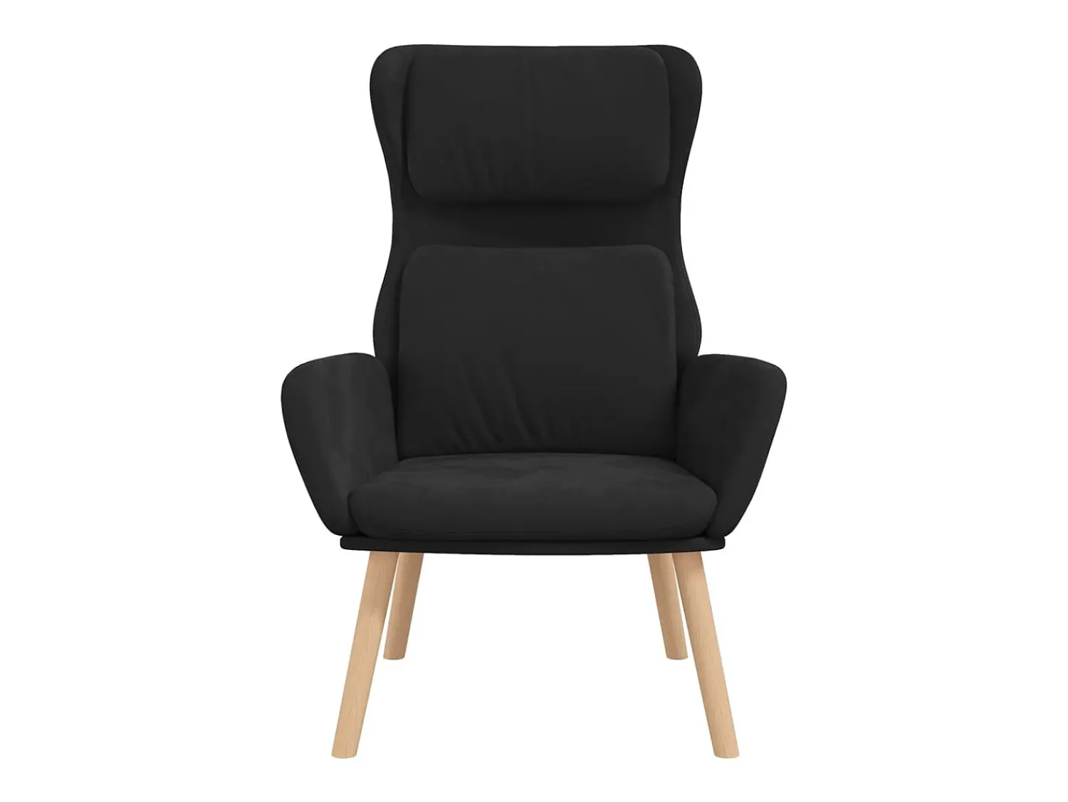 Hot Poltrona | Cadeira Relax veludo SHL340097 Preto