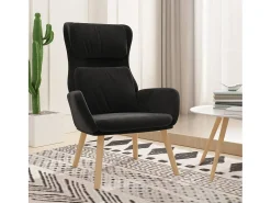 Hot Poltrona | Cadeira Relax veludo SHL340097 Preto