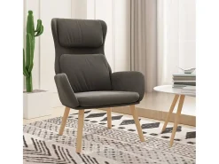 Poltrona| Poltrona | Cadeira Relax veludo cinzento-escuro SHL813975 Cinza antracite