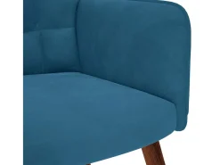 Hot Poltrona | Cadeira Relax veludo SHL912133 Azul